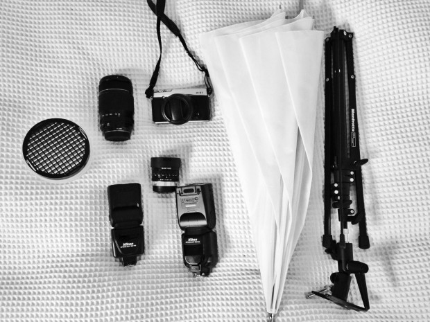 A subset of my wedding equipment
